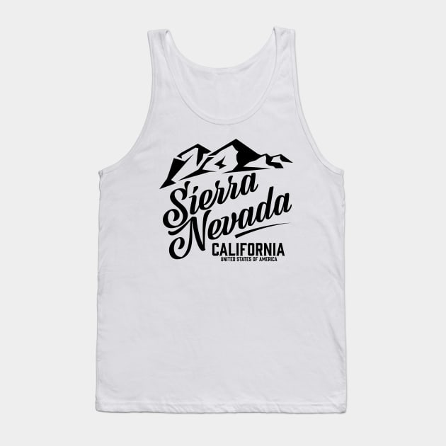 Sierra Nevada California Tank Top by nickemporium1